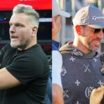 Pat McAfee and Aaron Rodgers