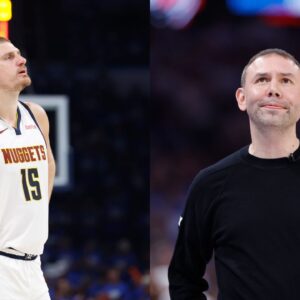 Nikola Jokic (L), David Adelman (R)