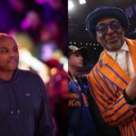 Charles Barkley (L), Spike Lee (R)