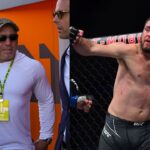 Joe Rogan (L), Nick Diaz (R)