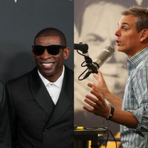 Deion Sanders with Shedeur Sanders, Colin Cowherd