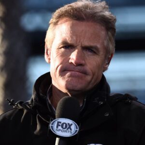 Fox Sports NASCAR analyst Kenny Wallace before race one of the Budweiser Duels at Daytona International Speedway.