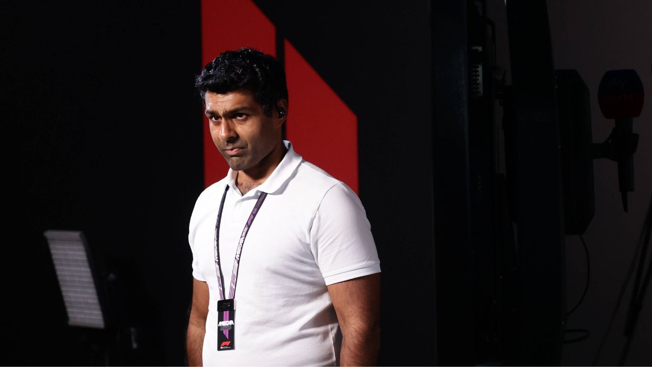 Karun Chandhok during qualifying ahead of the Formula 1 Saudi Arabian Grand Prix at Jeddah Corniche Circuit in Jeddah, Saudi Arabia on April 19, 2025