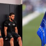 Khabib Nurmagomedov, Islam Makhachev (L), PSG Champions League (R)