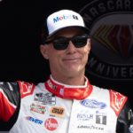NASCAR Cup Series driver Kevin Harvick (4) waves at the crowd before the start of the Toyota / Save Mart 350 at Sonoma Raceway.
