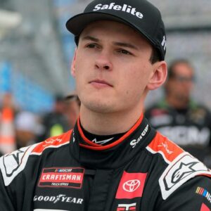 NASCAR Craftsman Truck driver Corey Heim during qualifying for the Fresh From Florida 250 at Daytona International Speedway, Friday, Feb. 14, 2025.