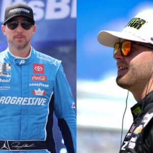 Denny Hamlin and William Byron