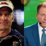 Lane Kiffin and Nick Saban