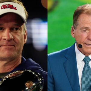 Lane Kiffin and Nick Saban