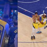 (R) Tyrese Haliburton's father John Haliburton (R) Tyrese Haliburton