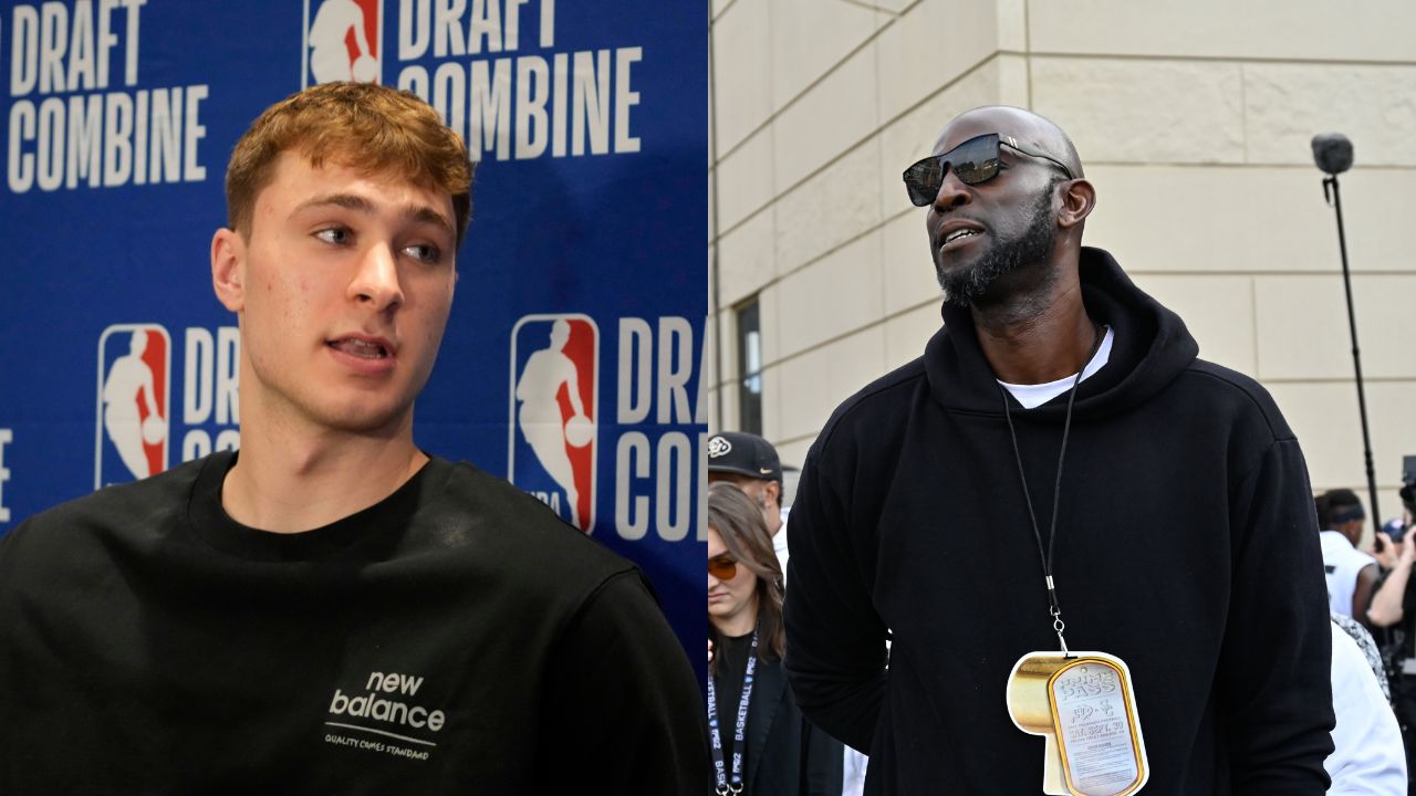 Cooper Flagg and Kevin Garnett