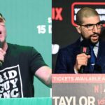 Chael Sonnen (L), Ariel Helwani (R)