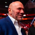 UFC president Dana White in attendance during UFC 300 at T-Mobile Arena.