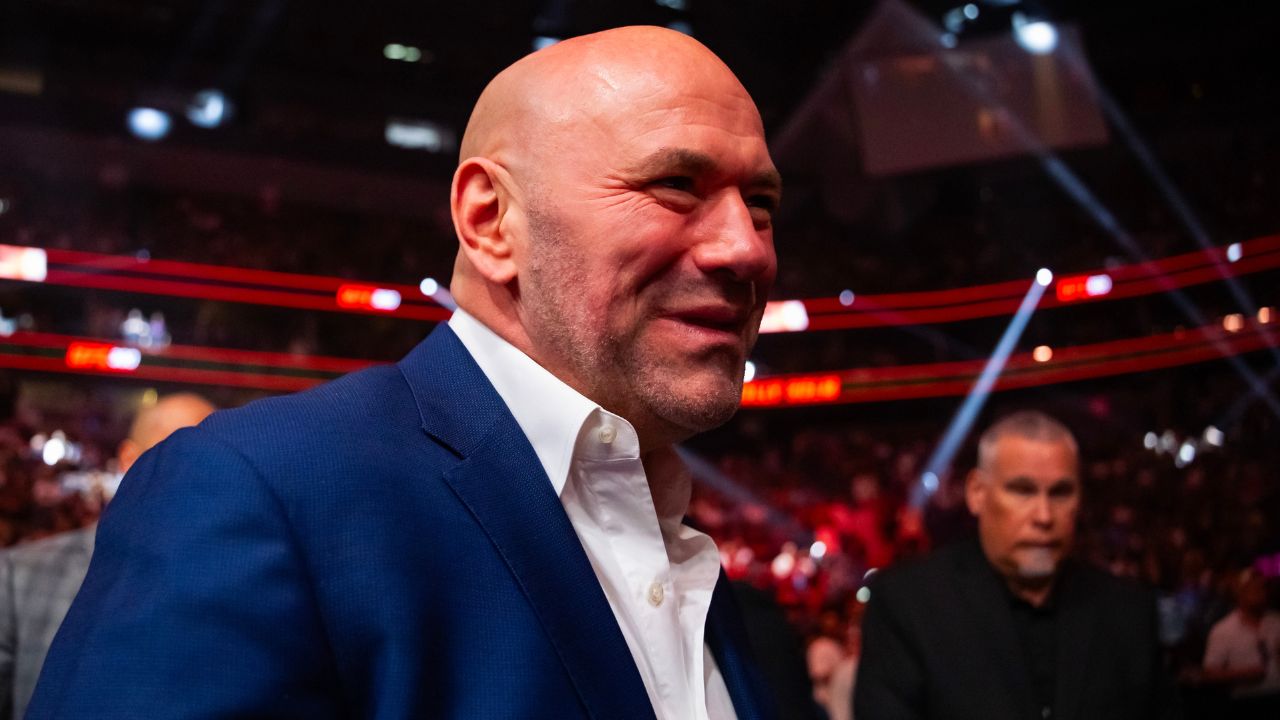 UFC president Dana White in attendance during UFC 300 at T-Mobile Arena.