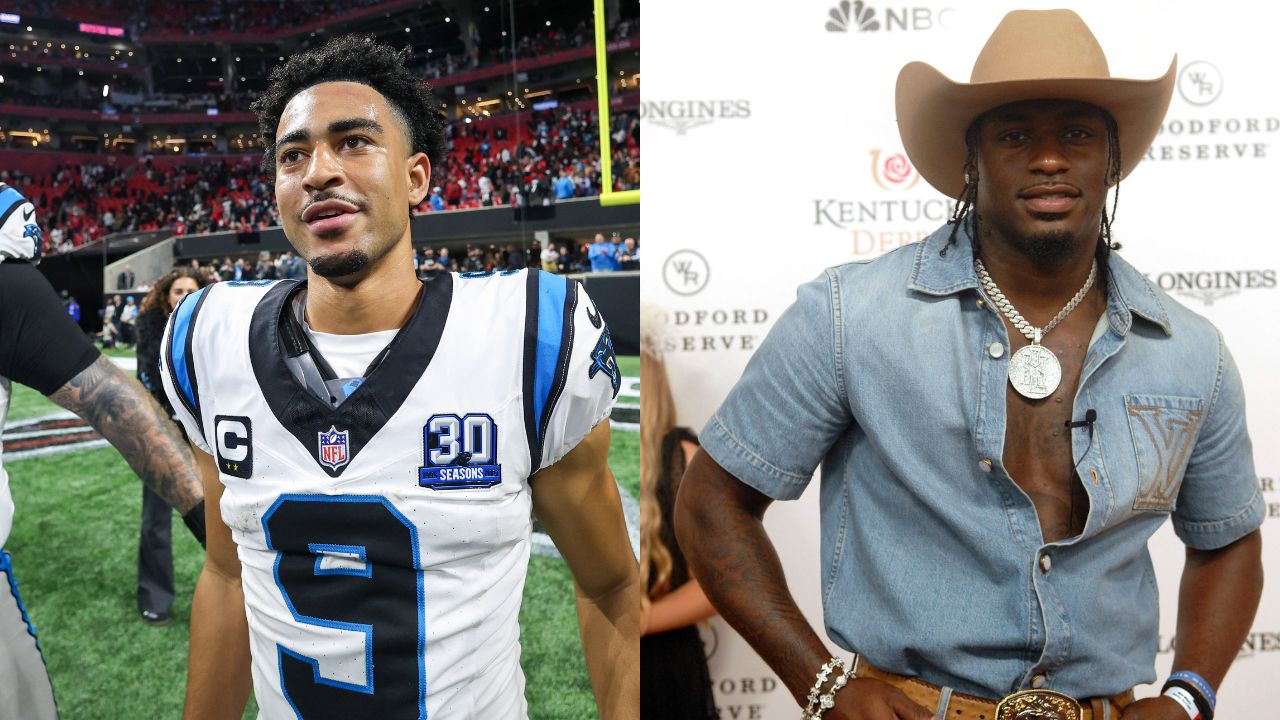 Bryce Young and Xavier Legette