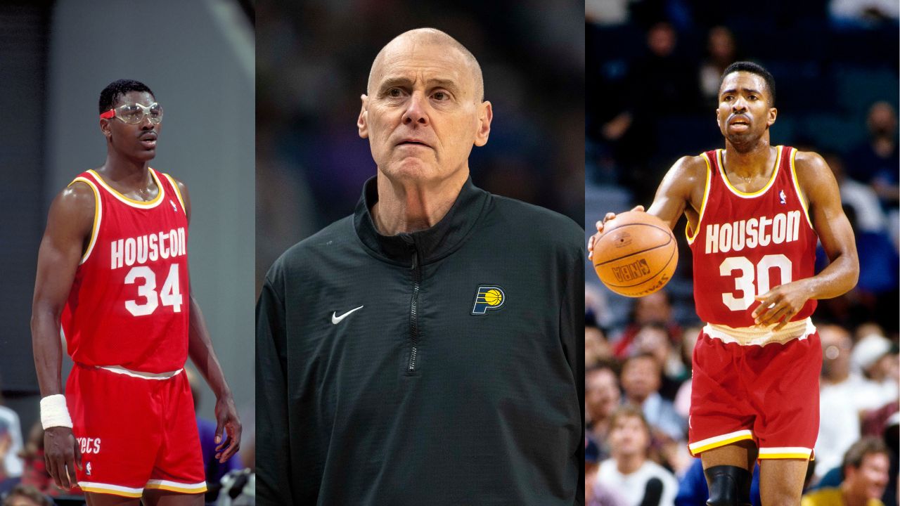 Hakeem Olajuwon, Rick Carlisle, Kenny Smith