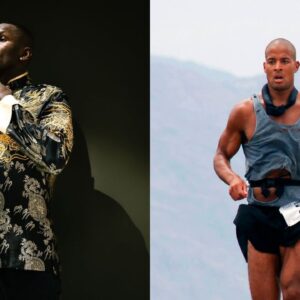 Israel Adesanya (L), David Goggins (R)