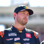 Mar 8, 2025; Avondale, AZ, USA; NASCAR Cup Series driver Chase Briscoe (19) during qualifying for the Shrines Children’s 500 at Phoenix Raceway. Mandatory Credit: Gary A. Vasquez-Imagn Images