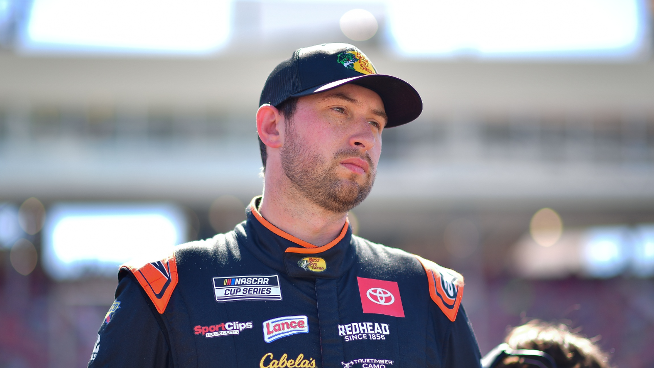 Mar 8, 2025; Avondale, AZ, USA; NASCAR Cup Series driver Chase Briscoe (19) during qualifying for the Shrines Children’s 500 at Phoenix Raceway. Mandatory Credit: Gary A. Vasquez-Imagn Images
