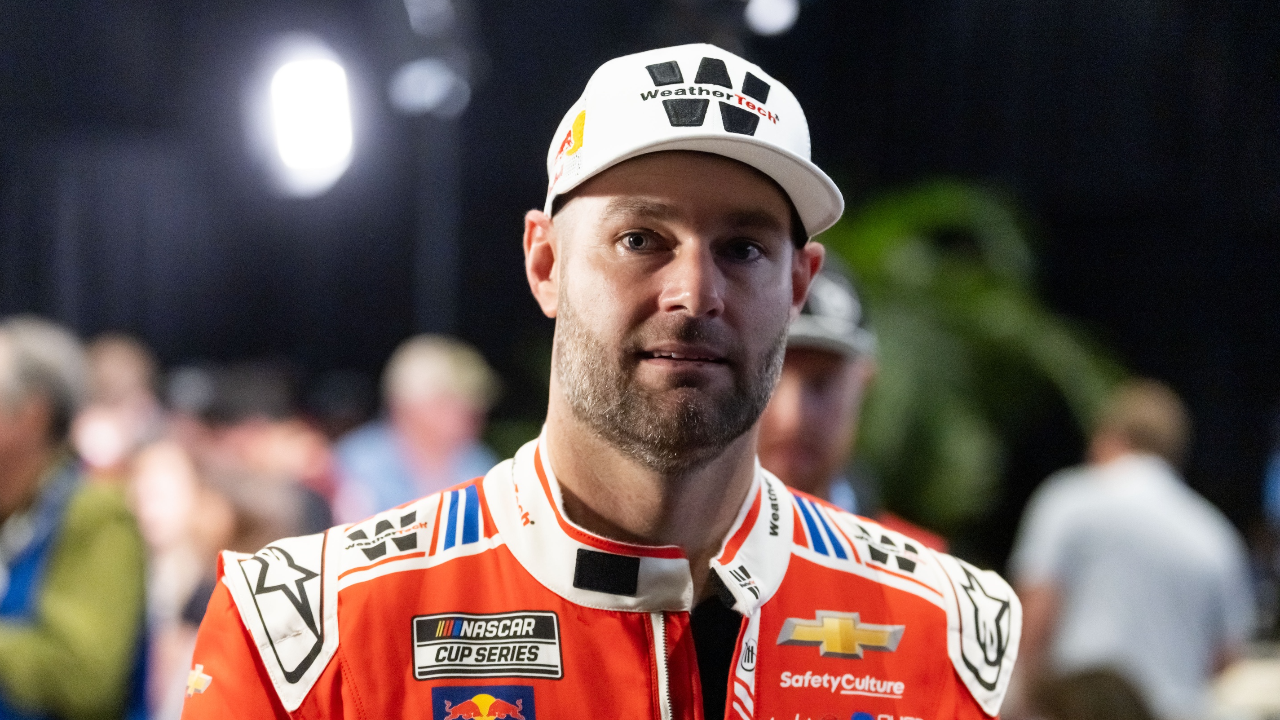 NASCAR Cup Series driver Shane van Gisbergen during Daytona 500 media day at Daytona International Speedway.