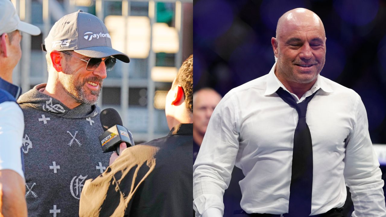 Aaron Rodgers and Joe Rogan