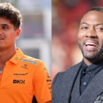 Lando Norris (L) and Ryan Clark (R)