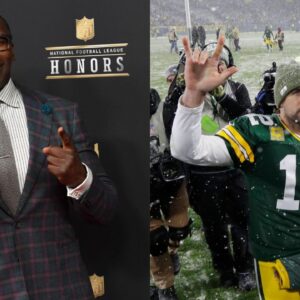 Shannon Sharpe and Aaron Rodgers