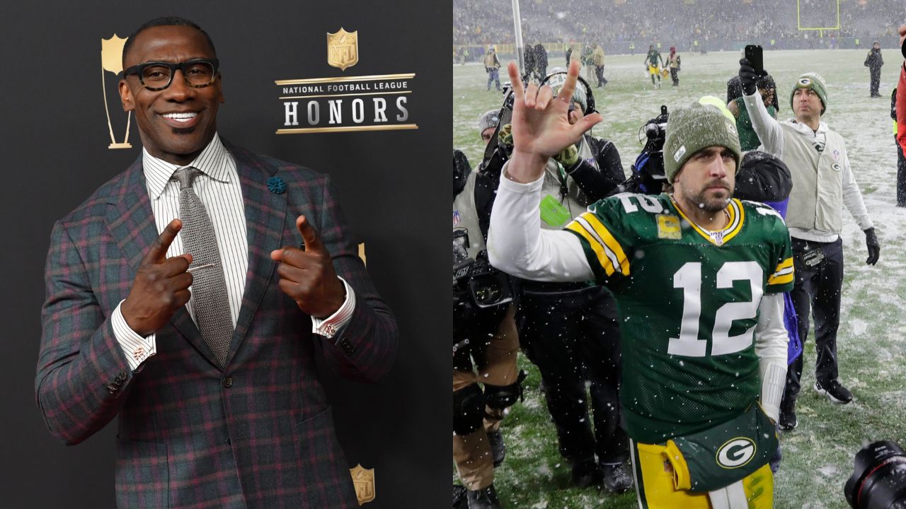 Shannon Sharpe and Aaron Rodgers