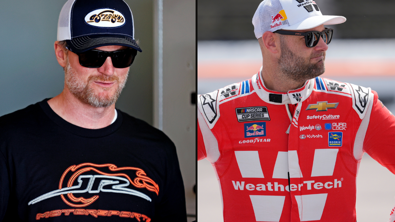 Dale Earnhardt Jr. and Shane van Gisbergen.