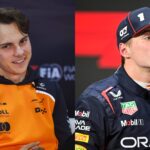 Oscar Piastri (L) and Max Verstappen (R)