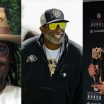 Cam Newton (L), Deion Sanders (M), and Jayden Daniels (R).