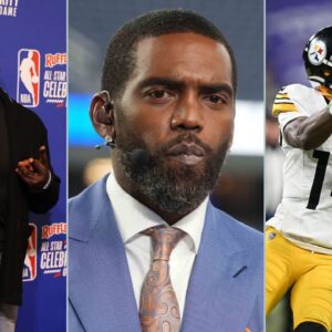 Shannon Sharpe (L), Randy Moss (M), and George Pickens (R).