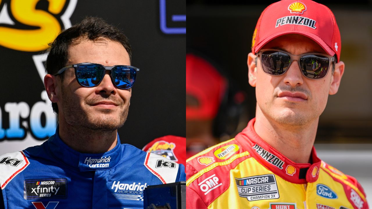 Kyle Larson and Joey Logano