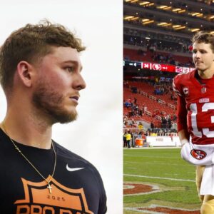 Quinn Ewers and Brock Purdy