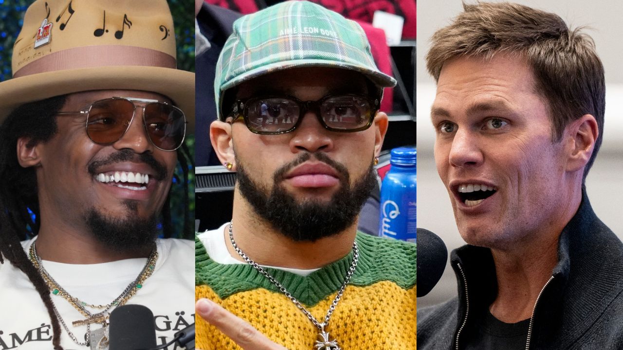 Cam Newton, Caleb Williams, Tom Brady