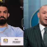Mike Perry (L), Conor McGregor (R)