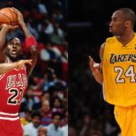 Michael Jordan (L) and Kobe Bryant (R)