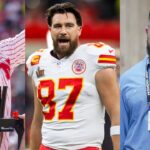 Will Compton, Travis Kelce, Jason Kelce