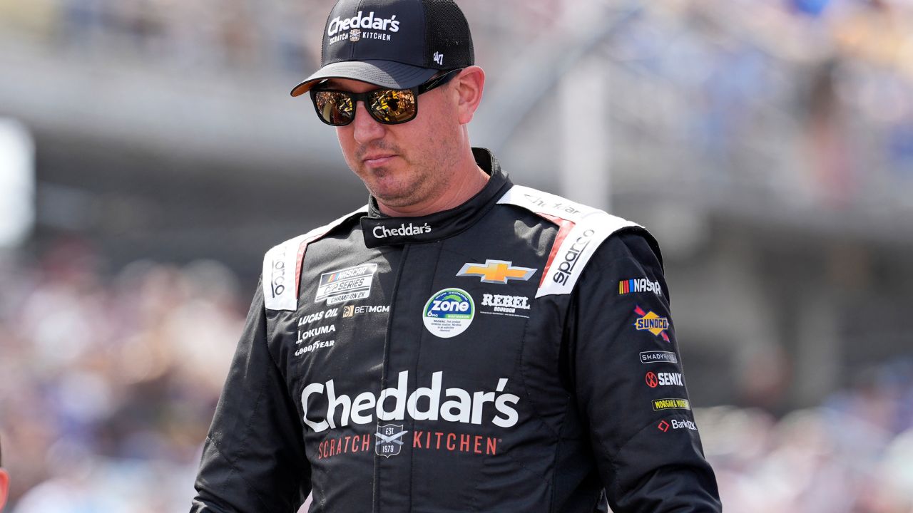 NASCAR Cup Series driver Kyle Busch (8) during intros during the Goodyear 400 at Darlington Raceway.