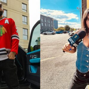 Belal Muhammad (L), Nina Marie Daniele (R)