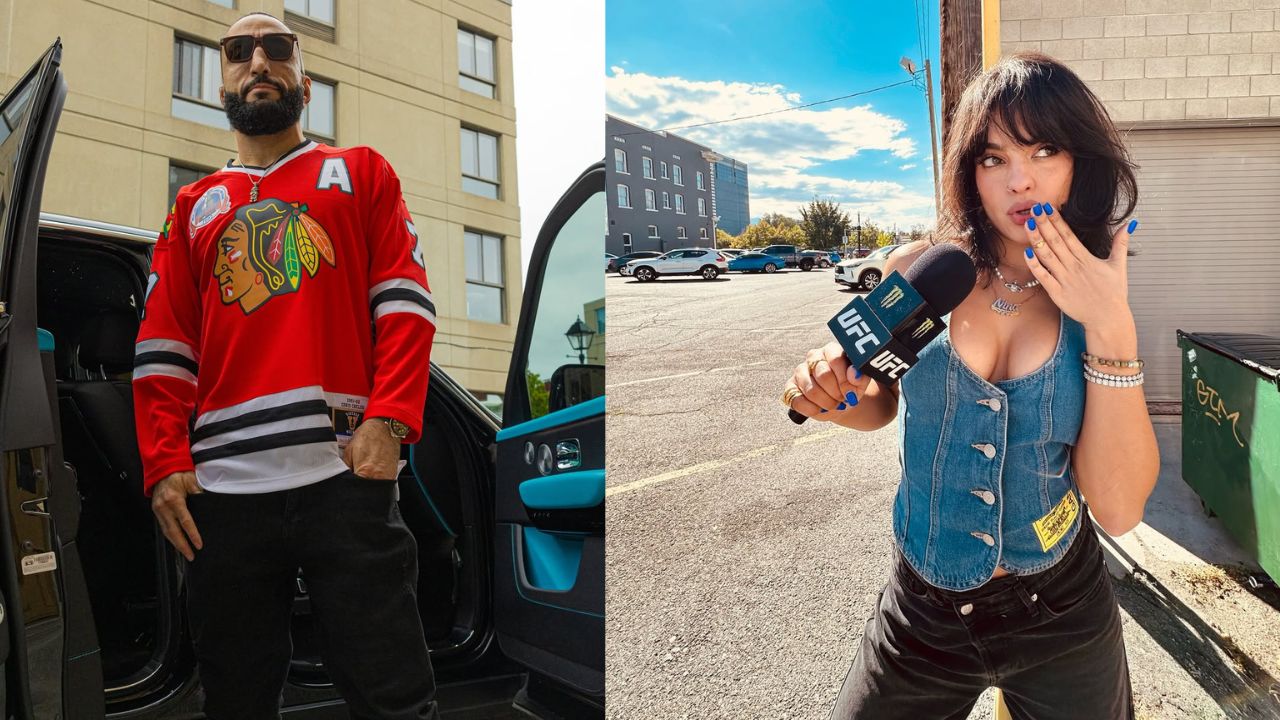 Belal Muhammad (L), Nina Marie Daniele (R)