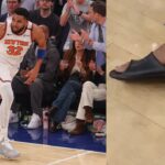 NY Knicks Karl-Anthony Towns' toes