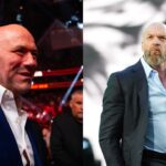 Dana White (L), Triple H (R)