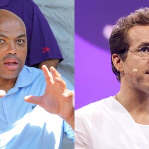 Charles Barkley (L) and Ryan Reynolds (R)