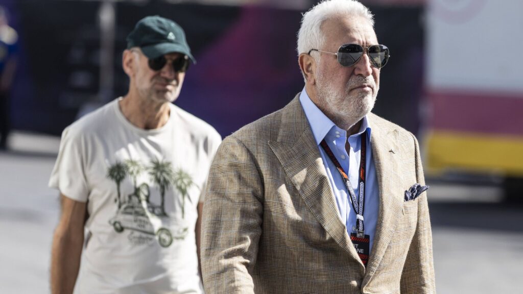 STROLL Lawrence (can), Aston Martin F1 Team owner, portrait NEWEY Adrian (gbr), Chief Technical Officer of Red Bull Racing, portrait during the Formula 1 STC Saudi Arabian Grand Prix 2024