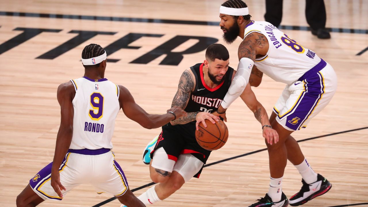 Austin Rivers, Rocket v Lakers 2020 NBA Playoffs