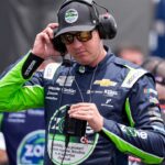NASCAR Cup Series driver Kyle Busch (8) during qualifying at Charlotte Motor Speedway.