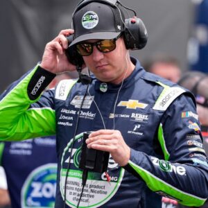 NASCAR Cup Series driver Kyle Busch (8) during qualifying at Charlotte Motor Speedway.