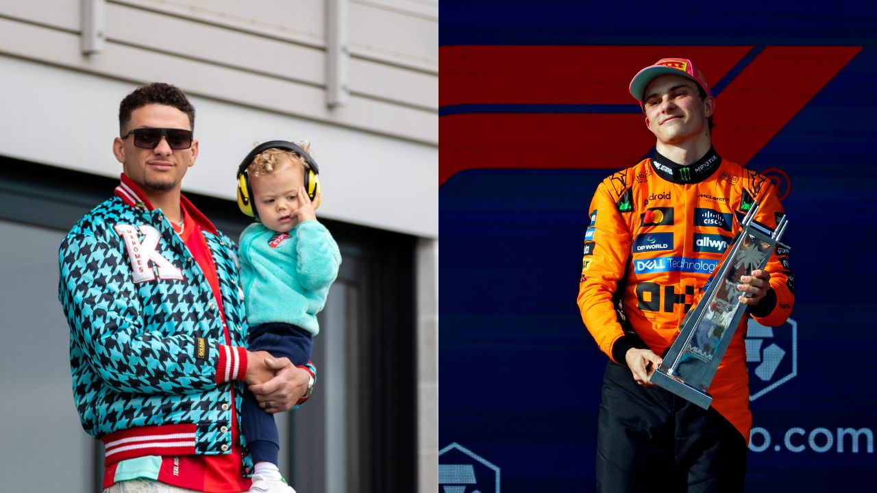 Patrick Mahomes and Oscar Piastri