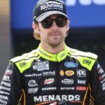 NASCAR Cup Series driver Ryan Blaney (12) during driver introductions for the NASCAR Food City 500 at Bristol Motor Speedway.